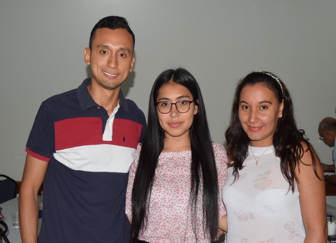 Sebastián García, Zully Neried Perdomo y Alejandra Lezmes.